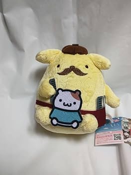 ポムポムプリン　レトロ　ぬいぐるみ ポムポムプリン ぬいぐるみ（レトロポーズ） - Meccha Japan